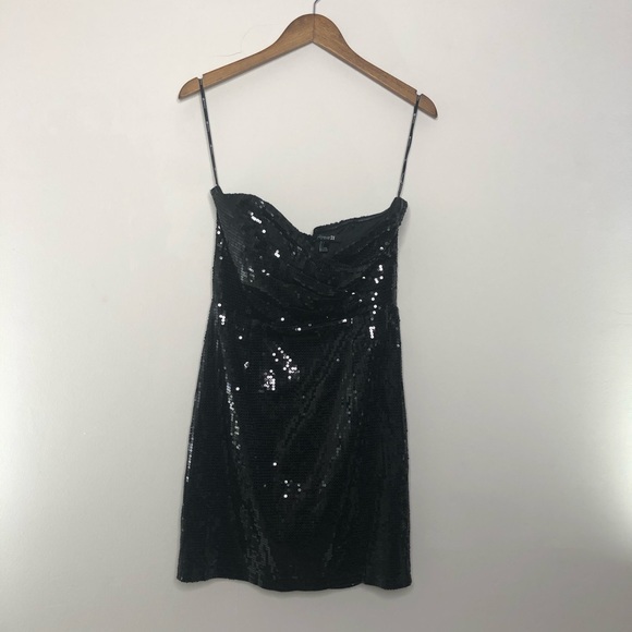 🧵 Forever 21 Sequin Strapless Dress - Picture 2 of 8